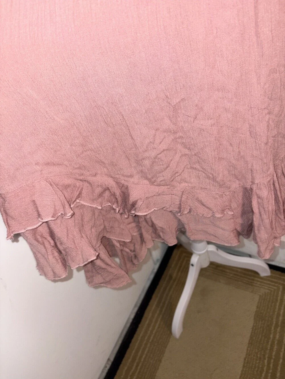 Free People Adella Slip Dress Rose Mauve Pink Mini Dress Boho Small New With Tag